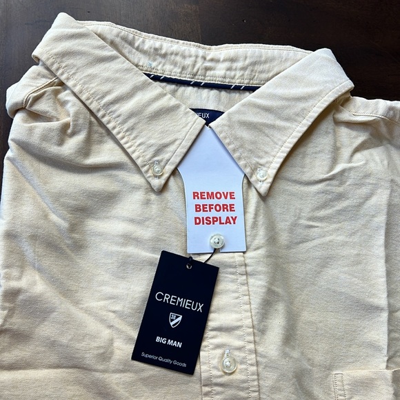 Cremieux Brand New Button Down Casual Big and Tall Size 4XB - Picture 2 of 3